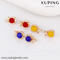 93025 Wholesale nobby ladies jewelry fruit shaped colorful opal prong setting stud earrings